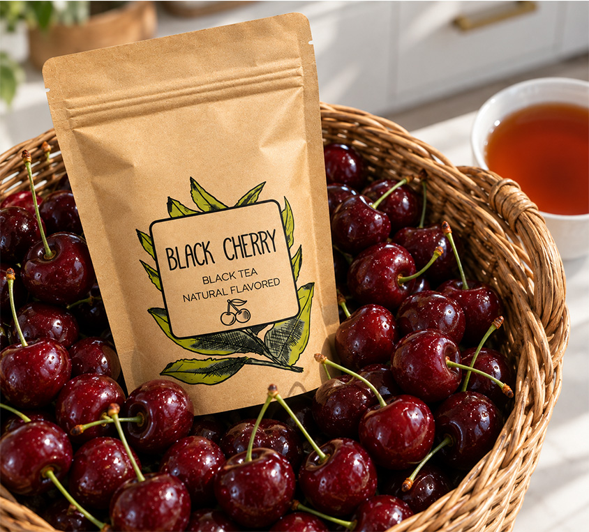 Cherry Black Leo Tea – czarna herbata o intensywnym wiśniowym charakterze
